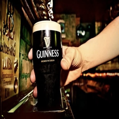 Guinness at the bar