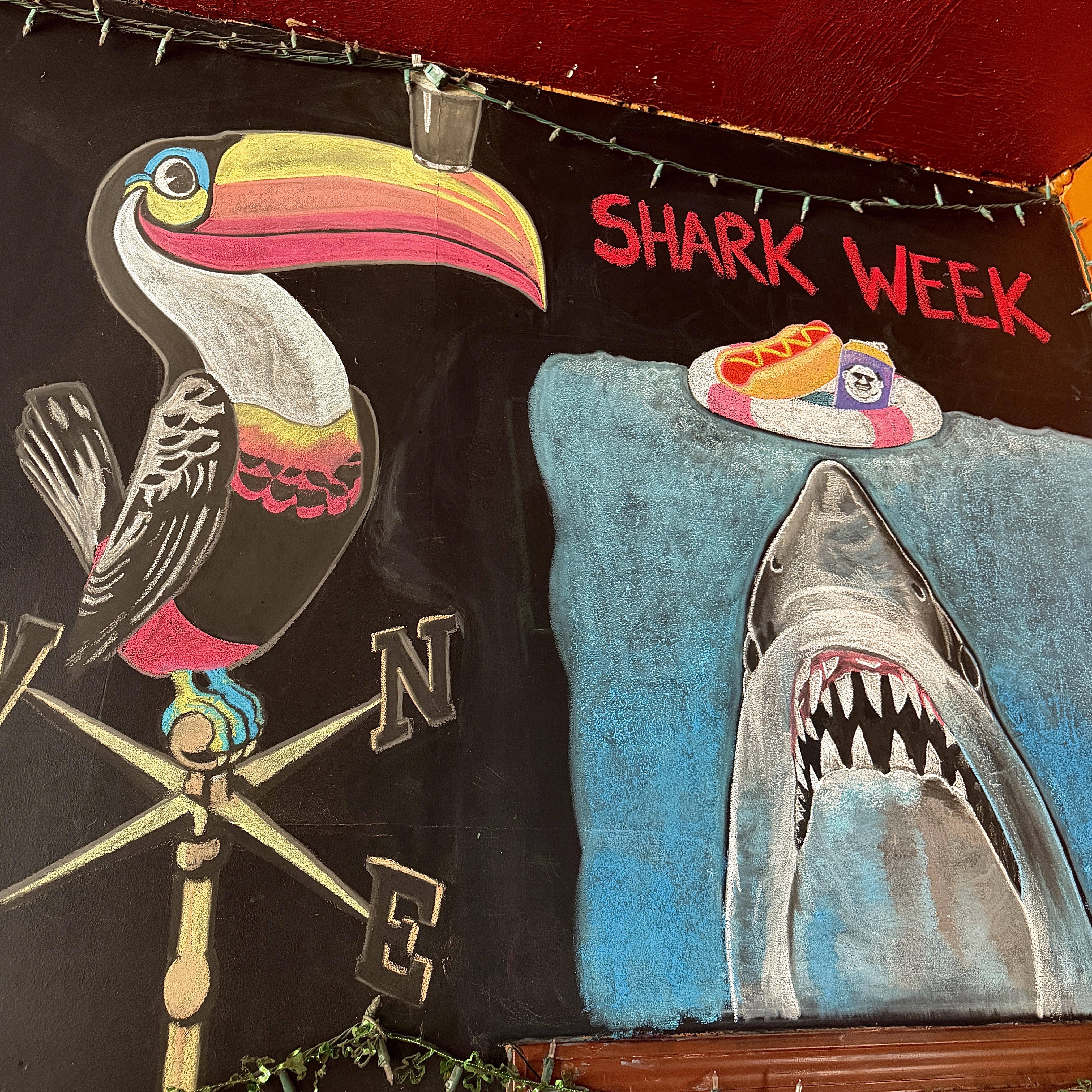 McNamara's Pub chalk board art